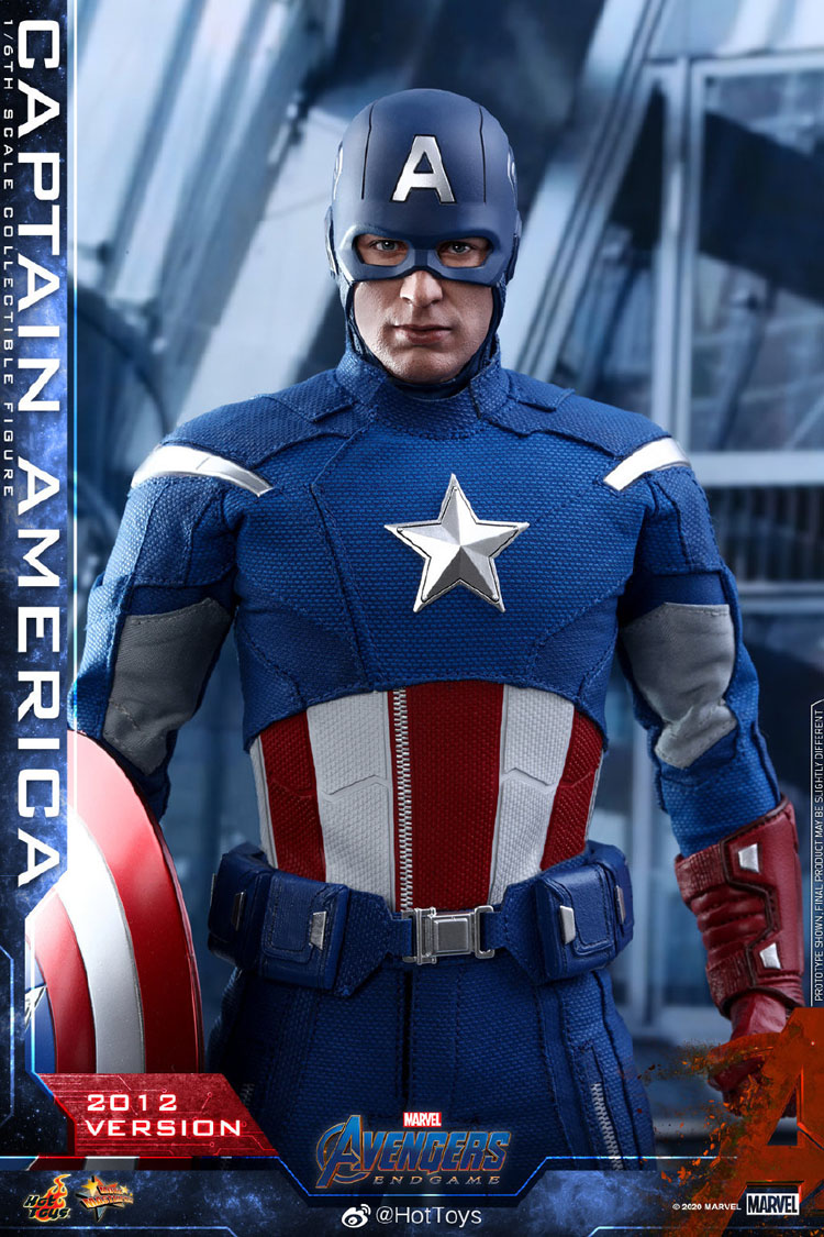 Captain America wearing helmet