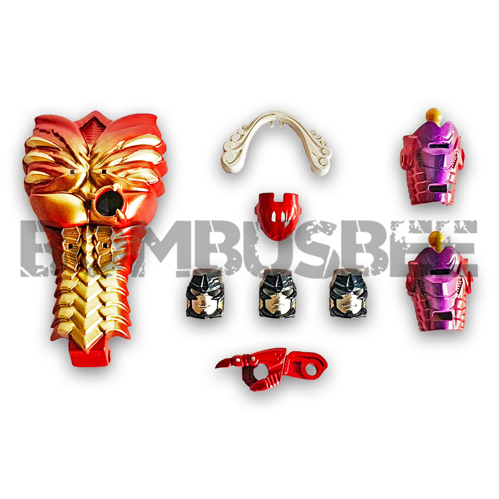 【In Stock】DNA DK-40 For Beast Wars Transformers Legacy Transmetal II  Megatron Upgrade Kits