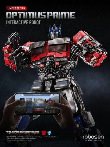 【In Stock】Robosen Interactive Robot Transformers Rise of the Beasts Opimus Prime Limited Ver.