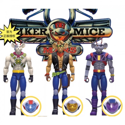 【Sold Out】Nacelle Biker Mice from Mars 1/12 Wave 1 Set of 3