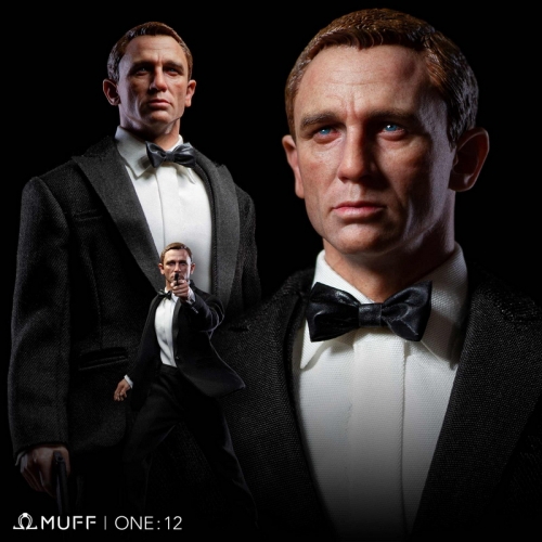 【Sold Out】Muff Toys 1/12 Top Agent James Bond Action Figure Deluxe Version