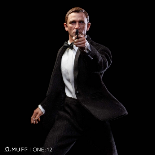 【Sold Out】Muff Toys 1/12 Top Agent James Bond Action Figure Standard Version