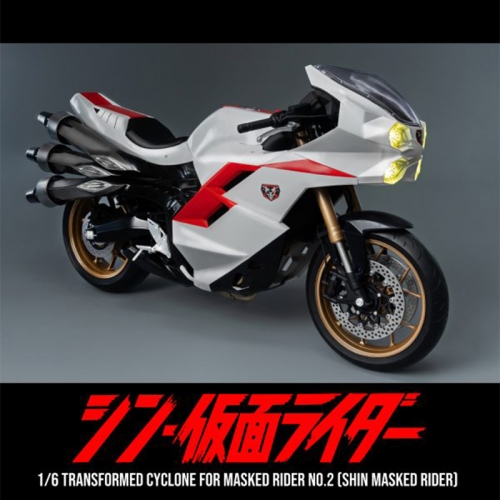 【In Stock】Threezero 1/6 3Z0493 FigZero Shin Masked Rider Transformed Cyclone for Masked Rider No.2 (SHIN MASKED RIDER)