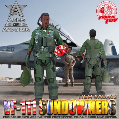 【Pre-order】Ramen Toy AOA03 VF-1 Aces of Aviation Sundowners