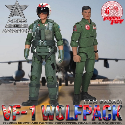 【Pre-order】Ramen Toy AOA01 VF-1 Aces of Aviation Wolfpack