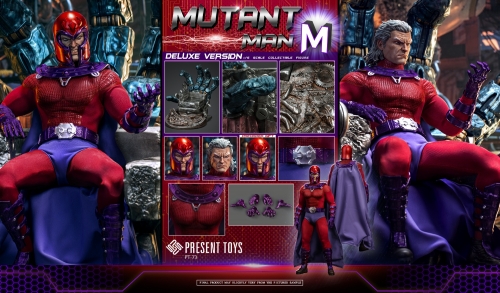 【Pre-order】Present Toys PT-sp73 1/6 Mutant Man M Magneto Deluxe Edition