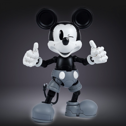 【In Stock】HEATBOYS Infinity Toys Heat Buddy Figure H.F.B.001BW-MICKEY Disney Mecha Mickey Mouse BW Version