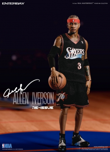 【Pre-order】Enterbay RM-1060 1/6 Real Masterpiece NBA Collection - Allen Iverson Action Figure ( Limited Retro Edition)