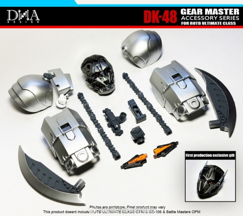 【In Stock】DNA DK-48 Gear Master Accessory Series For ROTB Ultimate Optimus Primal With Bonus