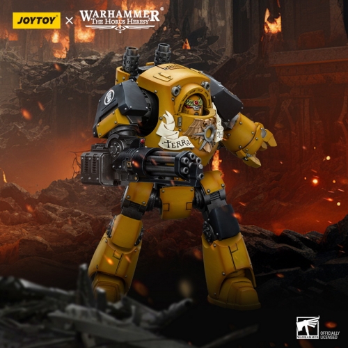 【In Stock】JoyToy JT9411 1/18 Warhammer 40K"The Horus Heresy" Imperial Fists Contemptor Dreadnought