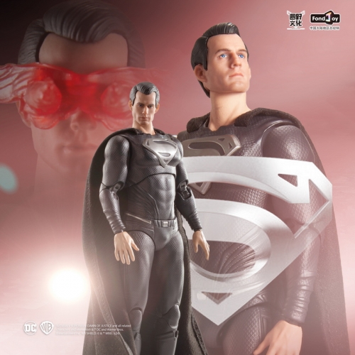 【In Stock】FondJoy DC1012 Justice League Black Superman