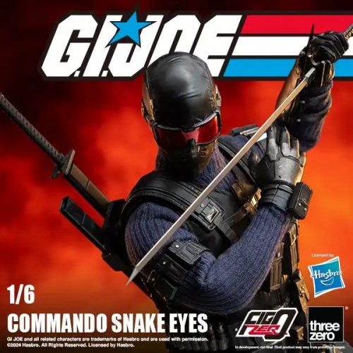 【Pre-order】3A Threezero 3Z0550 1/6 G.I. Joe FigZero 1/6 Commando Snake Eyes