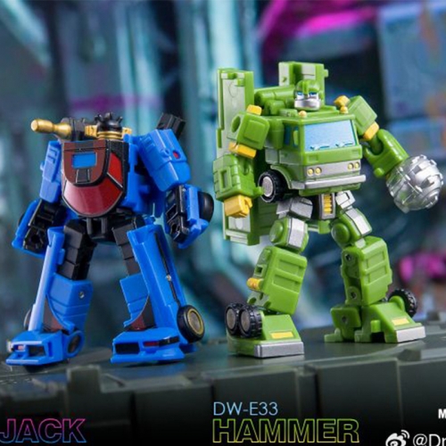 【In Coming】Dr.Wu DW-E33 Hammer Bulkhead +DW-E30M Iron Jack Wheeljack Shattered Glass Version