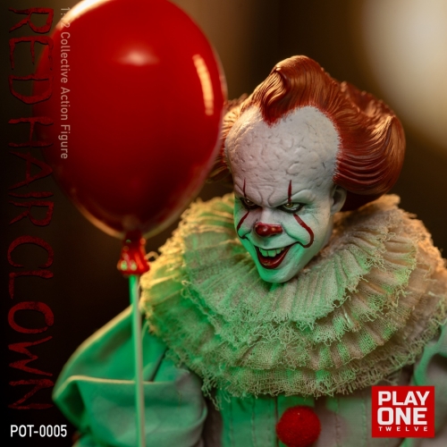 【Pre-order】Play One Twelve POT-0005 1/12 Red Hair Clown It Pennywise Collectible Figure