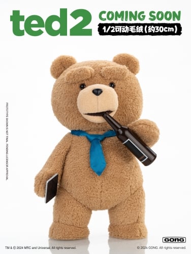【Pre-order】GONG POPMART 1/2 Ted 2 Teddy Bear Action Fur Figure