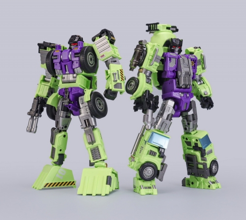 【In Coming】Mecha Invasion GLA01+GLA02 Giant Legion Heavy Builder Mixmaster & Scrapper Set of 2