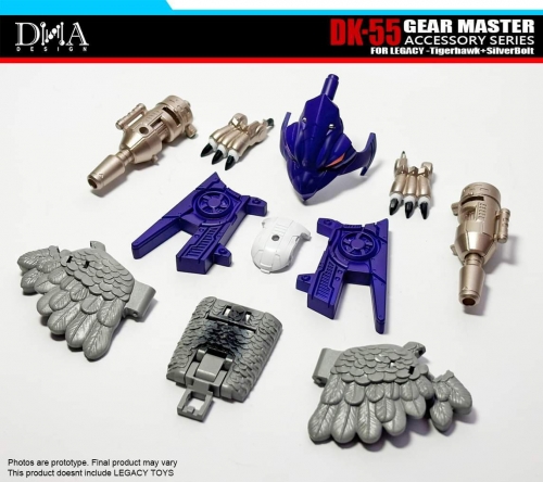 【Pre-order】DNA DK-55 Gear Master Accessories for Legacy Tigerhawk + Silverbolt