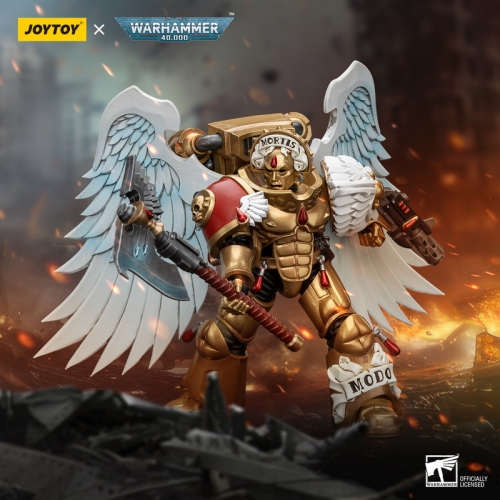【Pre-order】Joytoy JT7172 1/18 Warhammer 40K Blood Angels Sanguinary Guard with Encarmine Axe and Inferno Pistol