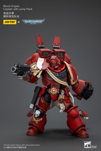 【In Stock】JoyToy JT4997 1/18 Warhammer 40,000 Blood Angels Captain With Jump Pack