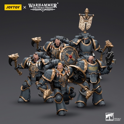 【In Stock】Joytoy 1/18 Warhammer"The Horus Heresy" Space Wolves Grey Slayer Pack Set of 5